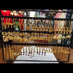 Brazilian gold earrings